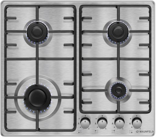 Варочная панель газовая Maunfeld EGHS.64.3STS-ES/G нержавеющая сталь