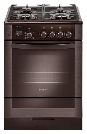 Плита Газовая Gefest ПГ 6500-04 0245 коричневый (без крышки) реш.чугун