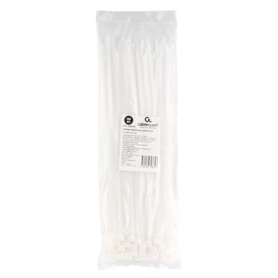 Стяжки NYT-300x4.8 пластиковые 300 мм х 4.8 мм, белые (100 шт.) (798626)