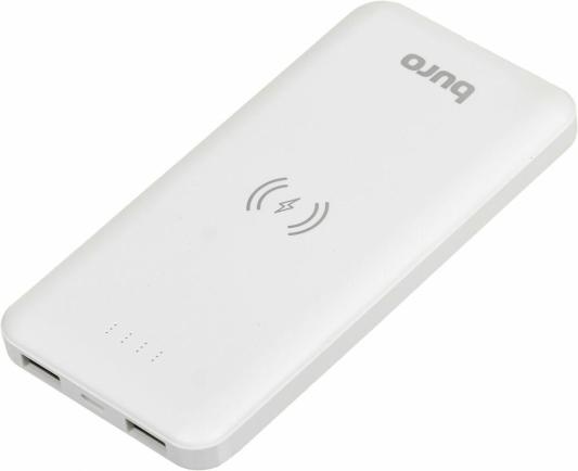 Внешний аккумулятор Power Bank 10000 мАч Бюрократ BPW10E белый BPW10E10PWT