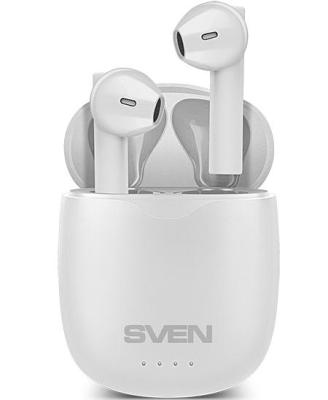 Гарнитура вкладыши Sven E-727BT белый беспроводные bluetooth в ушной раковине