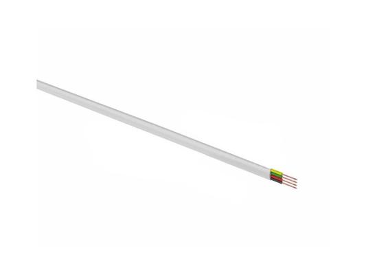 Кабель телефонный REXANT 100м 4 жилы белый ШТЛП-4 (уценка, б/у, разрезан на 2 части, приблизительно 35 м на 65)