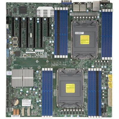 Материнская плата MBD-X12DPI-N6-B 3rd Gen Intel® Xeon® Scalable processors Dual Socket LGA-4189 (Socket P+) supported, CPU TDP supports Up to 270W TDP, 3 UPI up to 11.2 GT/s,Intel® C621A,Up to 4TB 3DS ECC RDIMM, DDR4-3200MHz, (441594)