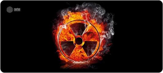 Коврик для мыши Cactus Radiation черный 900x400x3мм