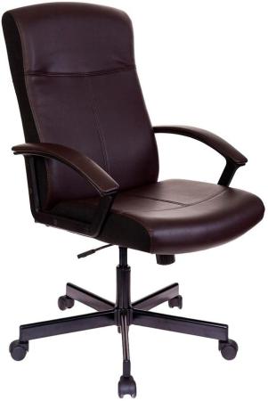 Кресло руководителя Бюрократ DOMINUS чёрный коричневый