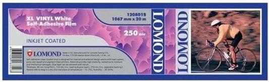 Пленка LOMOND самоклеящ. винил (бумажная подложка) 1067мм х 20м  250мкм втулка 3"/76мм