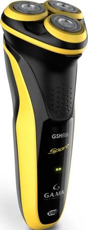 Бритва GA.MA GSH886 SPORT чёрный жёлтый