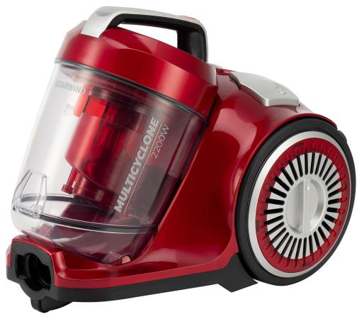 Пылесос StarWind SCV2286 сухая уборка красный серый