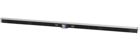 Блок распределения питания Rem R-32-2X(10C13-5C19-A-AM)-1420 верт.размещ. 10xC19 20xC13 базовые 2x16A клеммная колодка