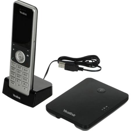 W76P (база W70B+трубка W56H) до 10 SIP-аккаунтов, до 10 трубок на базу, до 20 одновременных вызовов