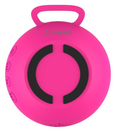 Колонка портативная 1.0 (моно-колонка) SunWind SW-PS103 R Розовый