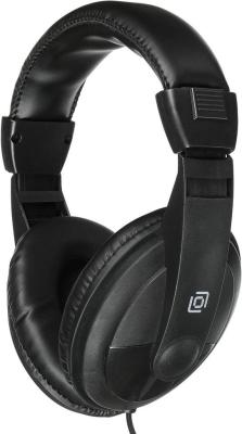 Наушники мониторные Оклик HP-M211V 1.8м черный проводные оголовье (HP-M211VB)