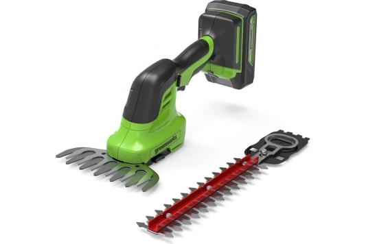 Greenworks Садовые ножницы-кусторез аккумуляторные G24SHT, 24V, без АКБ и ЗУ [1600607]