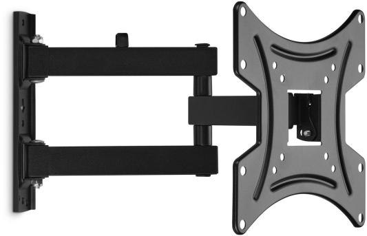 Кронштейн для телевизора Buro FL3S черный 20"-48" макс.15кг настенный поворотно-выдвижной и наклонный