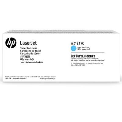 Контрактный картридж HP 212X лазерный увеличенной емкости голубой (10000 стр)