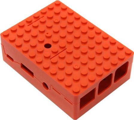 RA183   Корпус ACD Red ABS Plastic Building Block case for Raspberry Pi 3 B (CBPIBLOX-RED) (494309)