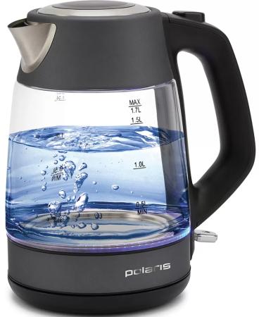 Чайник электрический Polaris PWK 1760CGL 2150 Вт графит 1.7 л стекло