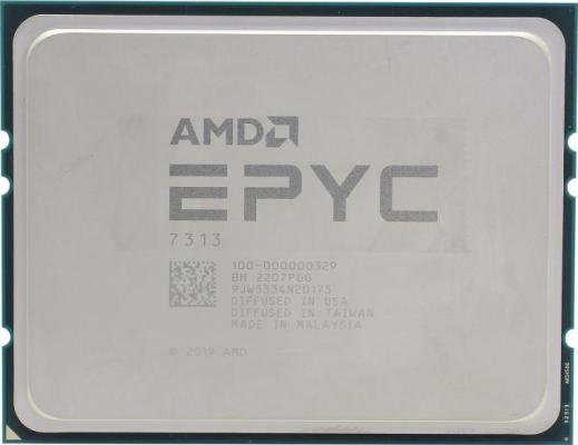 AMD EPYC 7313 16 Cores, 32 Threads, 3.0/3.7GHz, 128M, DDR4-3200, 2S, 155/180W