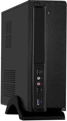 Корпус Desktop ExeGate MI-207U-M300 (mini-ITX/mATX, БП M300 с вент. 8см, 2*USB+1*USB3.0, аудио, черный)