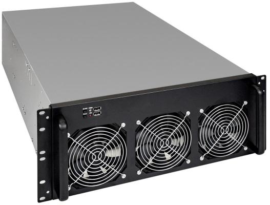 Корпус 4U Exegate Pro 8-650 Без БП черный серый