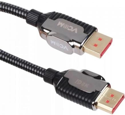 Кабель DisplayPort 2м VCOM Telecom CG634-2M круглый черный
