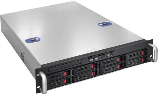 Серверная платформа ExeGate Pro 2U550-HS08 <RM 19", высота 2U, глубина 550, Redundant БП 2x800W, 8xHotSwap, USB>