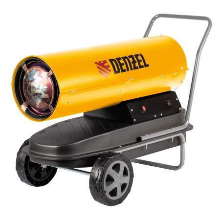 Тепловая пушка Denzel DHG-30 30000 Вт желтый