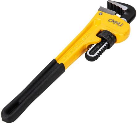 Трубный ключ Deli DL2514 14" Максимальное открытие (мм): 48. Cr-Mo + углеродистая сталь.