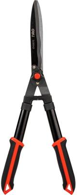 Садовые ножницы Deli DL580421 Размер 26,5&quot;. Сталь 55С. Термообработанная поверхность. Комбинированная ручка с полипропиленновым и термопластичным покрытием.