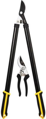 Набор сучкорез + секатор Deli DL580002 Набор из двух предметов. Сталь 55С. Термообработанная поверхность. Комбинированная ручка с полипропиленновым и термопластичным покрытием.