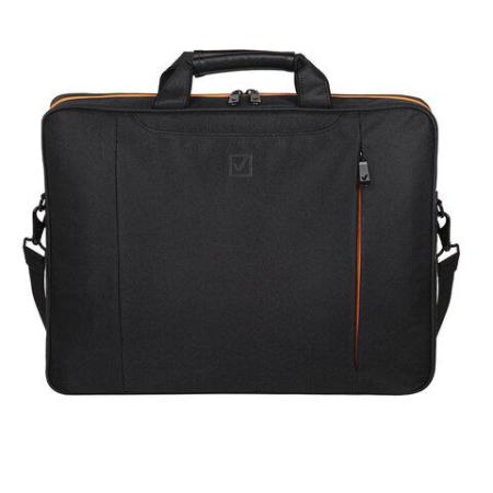 Портфель 17.3" BRAUBERG Office полиэстер черный