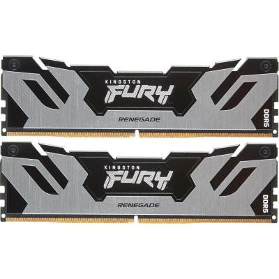 Оперативная память для компьютера Kingston FURY Renegade Silver DIMM 32Gb DDR5 6400 MHz KF564C32RSK2-32