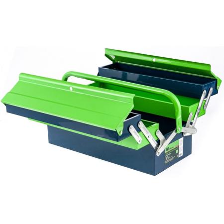 Ящик для инструмента, 430х200х200 мм, пять секций, металлический// Сибртех