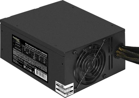 Серверный БП 900W ExeGate ServerPRO-900ADS (ATX, APFC, КПД 82% (80 PLUS), 2x8cm fans, 24pin, 2x(4+4)pin, 2xPCIe, 9xSATA, black)