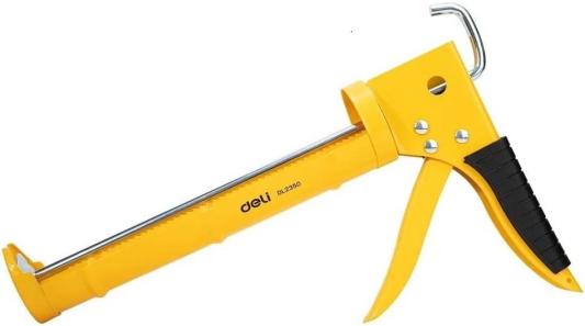 Пистолет для герметика Deli DL2350 Размер: 9 дюймов/230 мм. Сталь А3. Угол поворота 360.