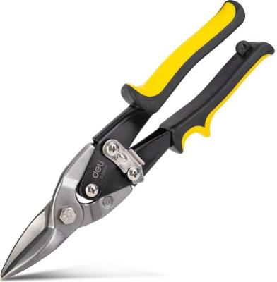 Ножницы по металлу Deli DL20030 Режущая кромка Cr-V с высокочастотной термообработкой. Двухкомпонентная ручка.