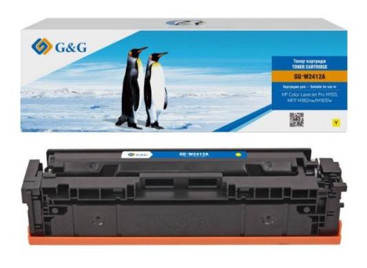 Тонер-картридж G&G GG-W2412A 850стр Желтый