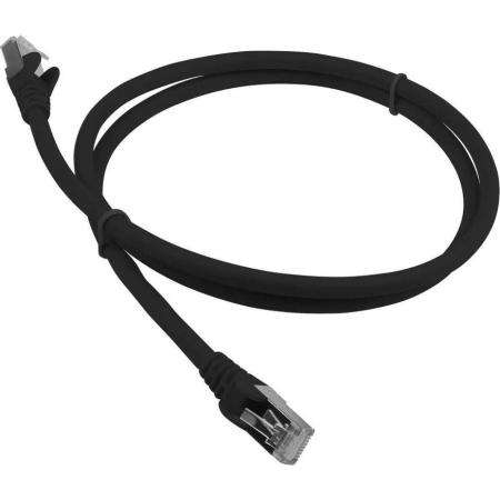 Патч-корд LANMASTER LSZH FTP кат.6A, 7.0 м, черный