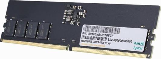 Оперативная память для компьютера Apacer AU16GHB48CTBBGH DIMM 16Gb DDR5 4800 MHz AU16GHB48CTBBGH