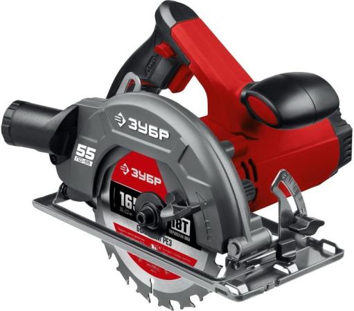 Циркулярная пила (дисковая) Зубр ПД-55 1300Вт (ручная)