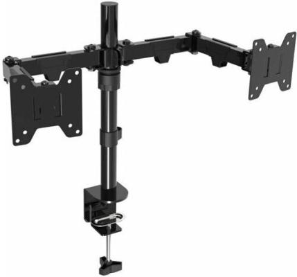 Wize [WDM2-32] Настольное крепление для двух мониторов 14"-32", VESA 75x75, 100x100, макс. нагрузка 10 кг