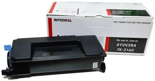 INTEGRAL TK-3160 Картридж для Kyocera для ECOSYS P3045dn/3050dn/3055dn (12500k) с чипом (12100173)