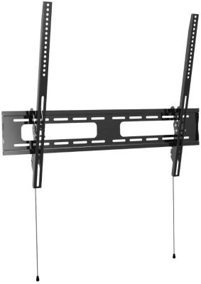 Wize [WT63] для 42"-85" LCD телевизоров, VESA 800x600, угол наклона 3-10°, расстояние от стены 5.5 см, до 70 кг, черн., розн. упаковка