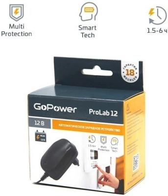 З/У для свинцово-кислотных аккумуляторов 12V GoPower ProLab 12 1.0A (1/100)