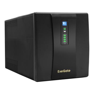 ИБП ExeGate SpecialPro UNB-1600.LED.AVR.4SH.RJ.USB <1600VA/950W,LED, AVR,4*Schuko, RJ45/11,USB, металлический корпус, Black>
