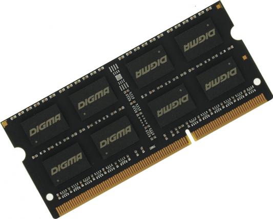 Оперативная память для ноутбука Digma DGMAS31600008D SO-DIMM 8Gb DDR3L 1600 MHz DGMAS31600008D