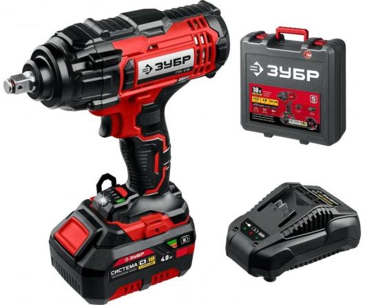 Гайковерт Зубр ГУЛ-410-41 С АКБ и ЗУ