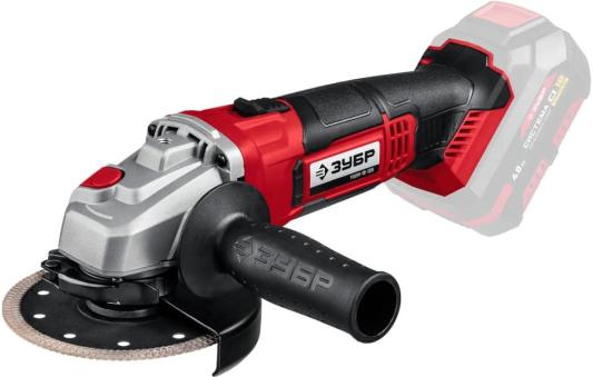 ЗУБР 18В, без АКБ, в коробке, УШМ. УШМ-18-125