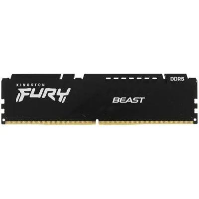 Оперативная память для компьютера Kingston Fury Beast DIMM 8Gb DDR5 5200 MHz KF552C40BB-8