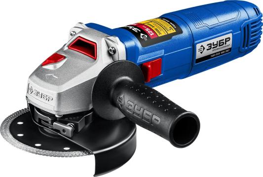 Углошлифовальная машина Зубр УШМ-П125-1500 ЭПСТ 1500Вт 9500об/мин рез.шпин.:M14 d=125мм
